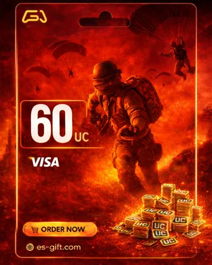 بطاقة شحن شدات ببجي 60UC-$0.99