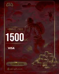 بطاقة شحن شدات ببجي 1500+ Free 300 UC - $24.99