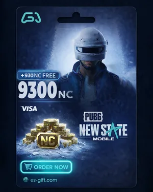 بطاقة شحن ببجي نيو ستيت - 9300+930 NC