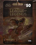 بطاقة ليج اوف ليجينس - 50$ كارد (نورث امريكا)