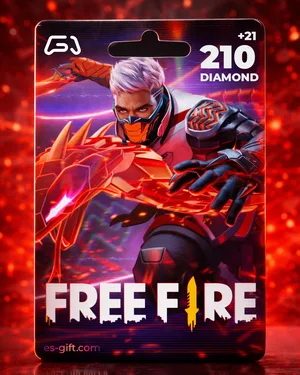 بطاقة فري فاير 210 + Bonus 21 ماسه