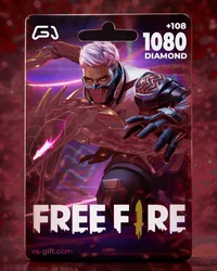 بطاقة فري فاير 1080 + Bonus 108 ماسه