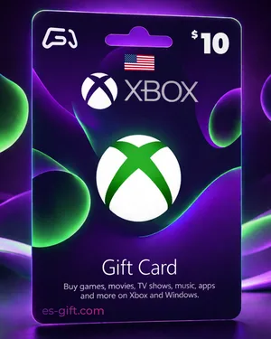 بطاقة إكس بوكس لايف - 10 دولار (المتجر الأمريكي تعمل داخل الولايات المتحده فقط)