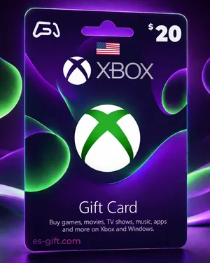 بطاقة إكس بوكس لايف - 20 دولار (المتجر الأمريكي تعمل داخل الولايات المتحده فقط)