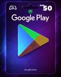 بطاقة جوجل بلاي 50 ريال سعودي (المتجر السعودي)