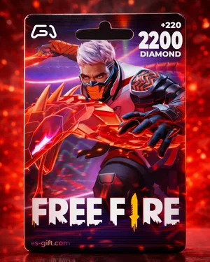بطاقة فري فاير 2200 + Bonus 220 ماسه