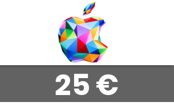 بطاقة آبل و ايتونز 25 دولار (المتجر الأمريكي)