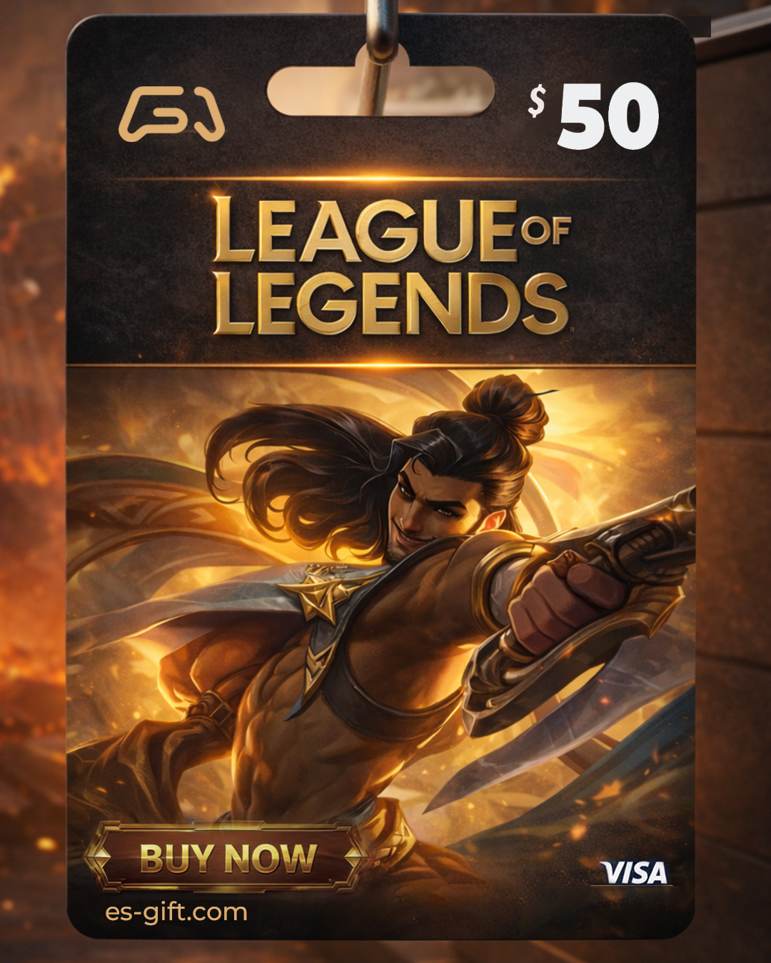 بطاقة ليج اوف ليجينس - 50$ كارد (نورث امريكا)