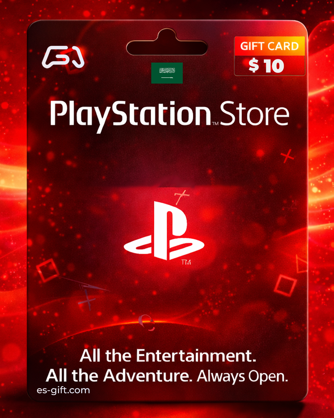 بطاقة بلايستيشن ستور سعودي 10 دولار