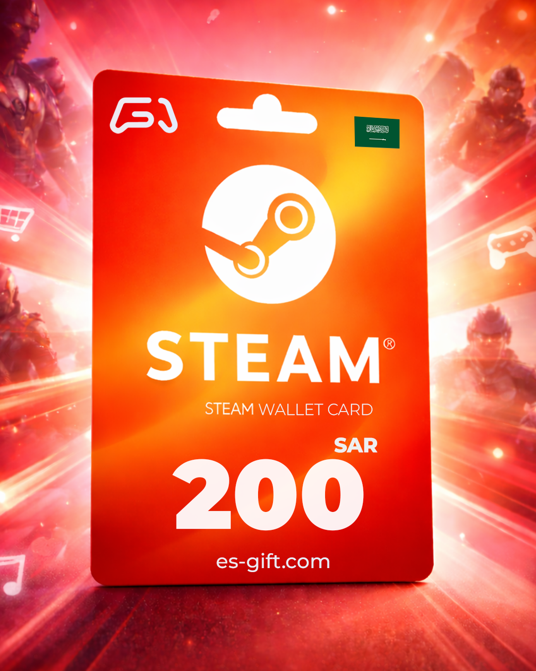 بطاقة ستيم  والت - 200 ريال