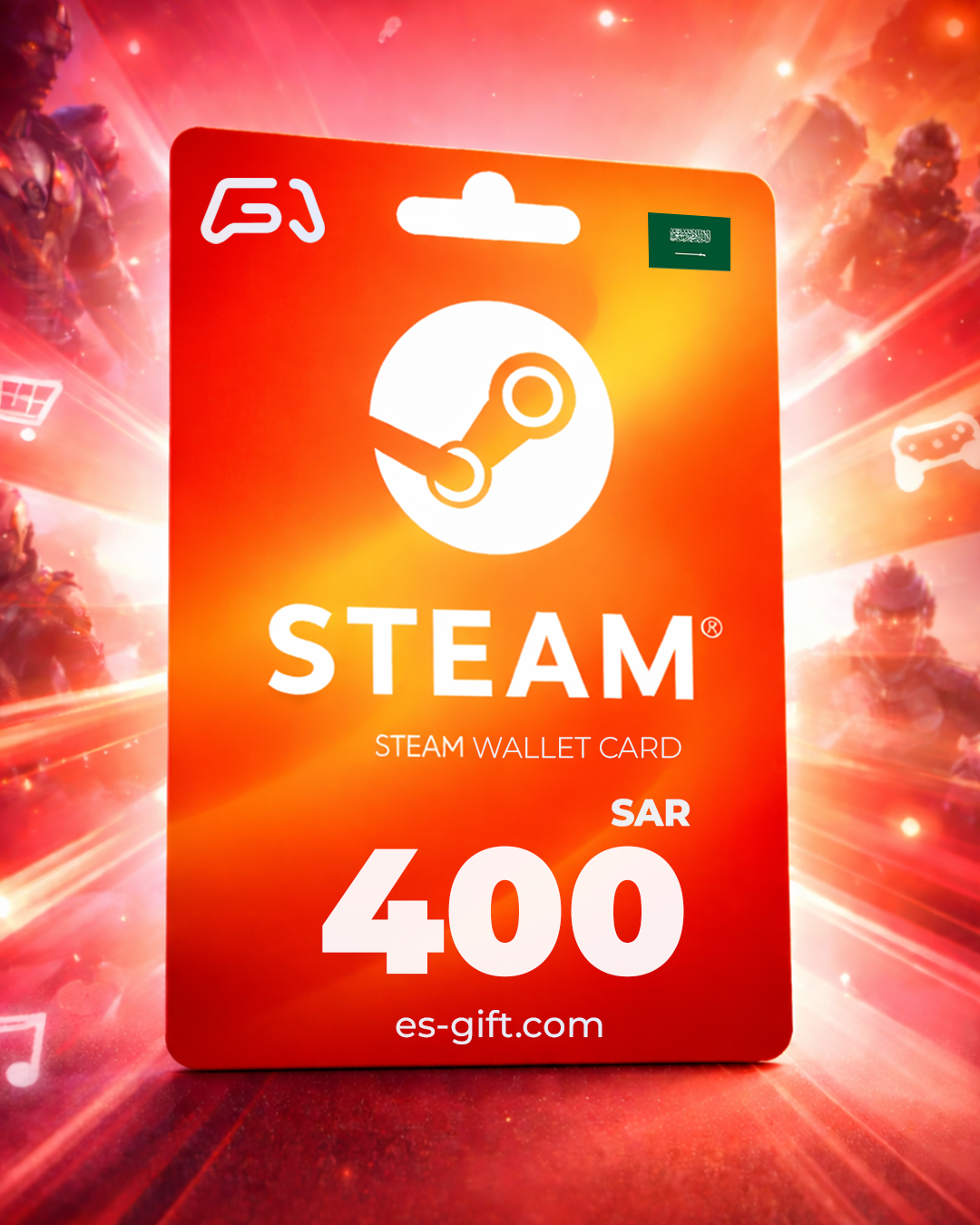 بطاقة ستيم  والت - 400 ريال.
