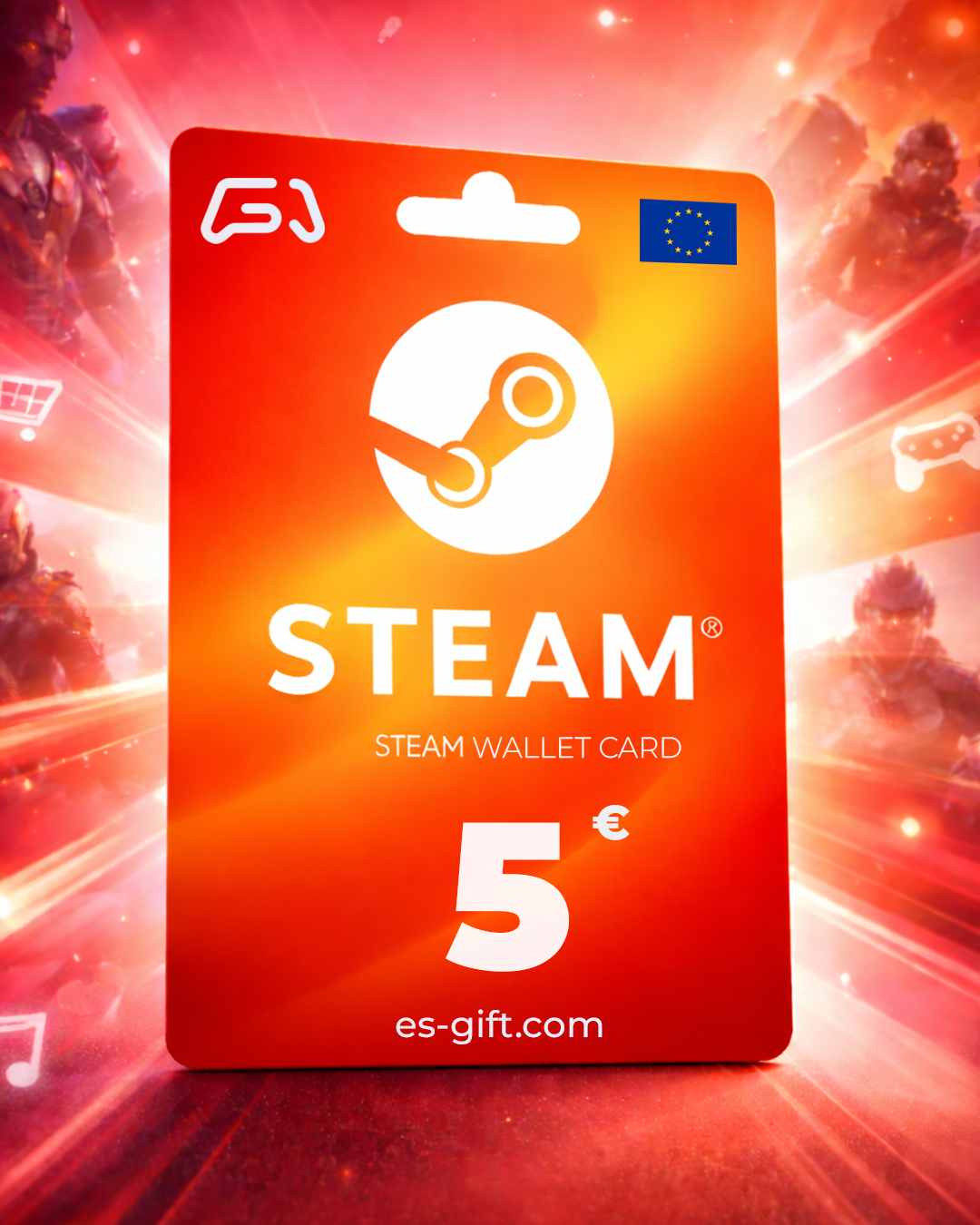 بطاقة ستيم والت - 5 يورو