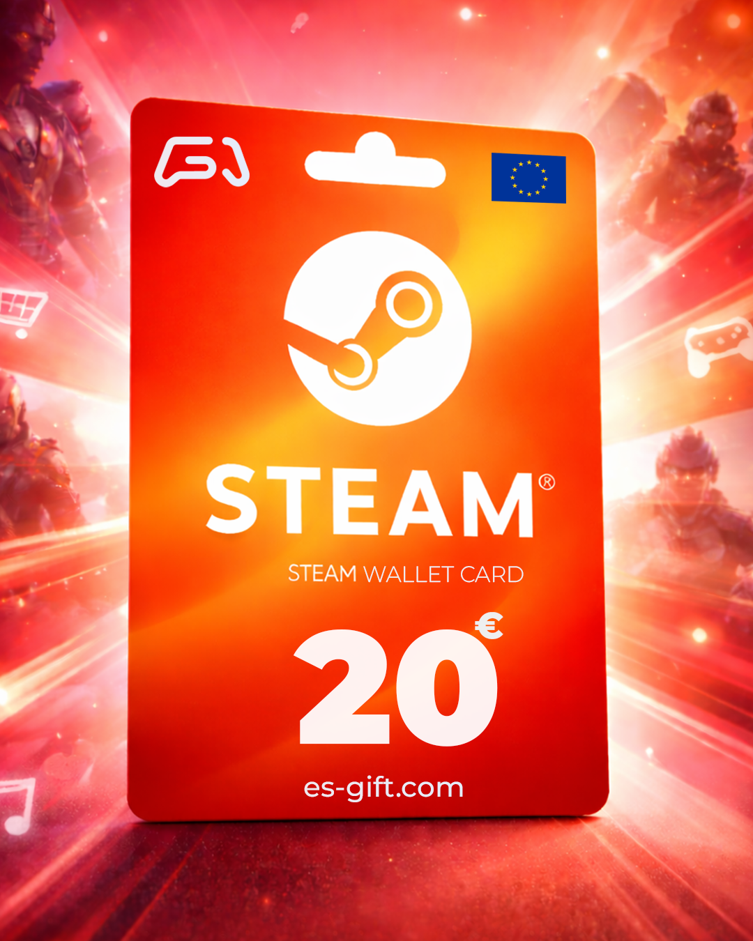 بطاقة ستيم والت - 20 يورو