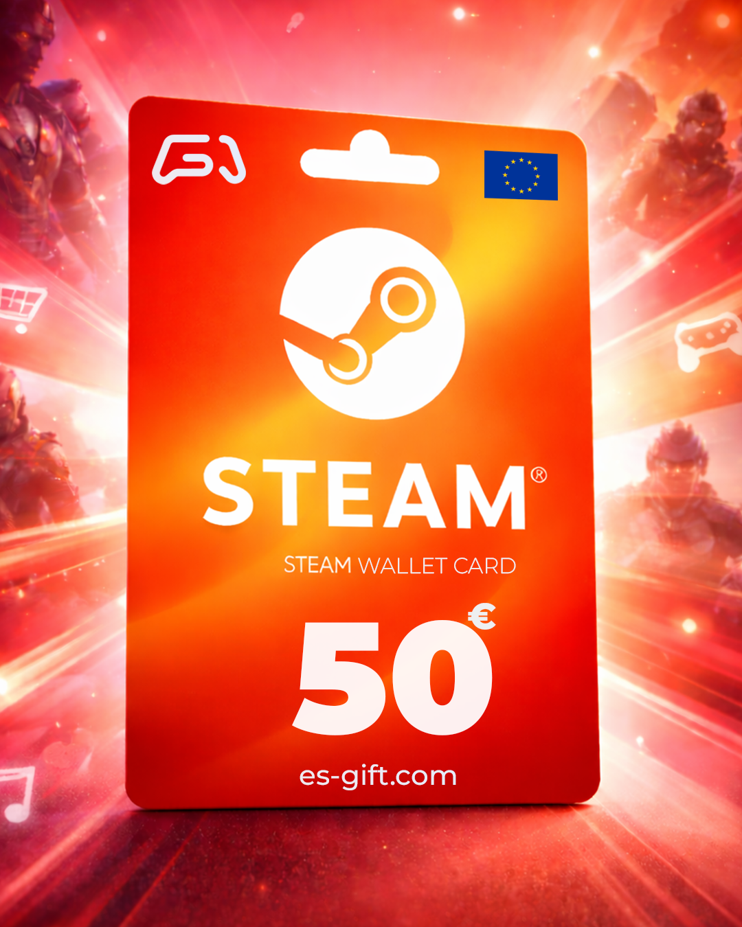 بطاقة ستيم والت - 50 يورو