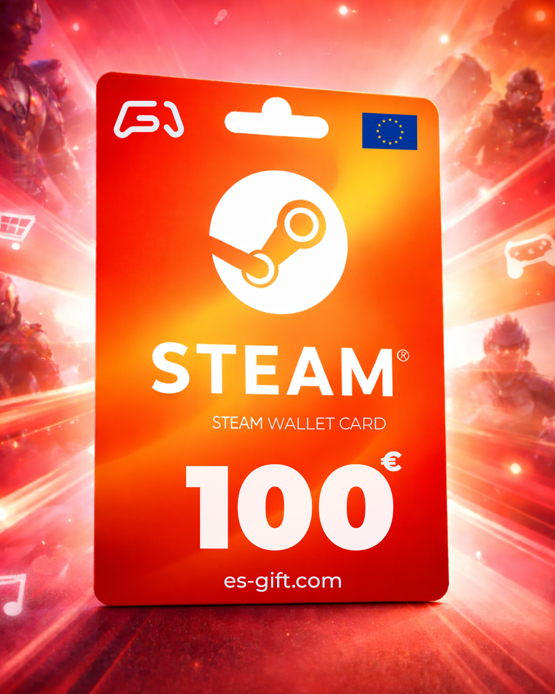 بطاقة ستيم والت - 100 يورو