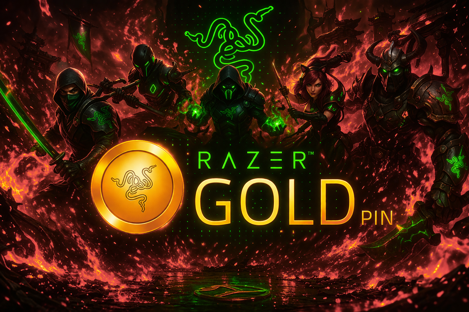 بطاقات ريزر جولد