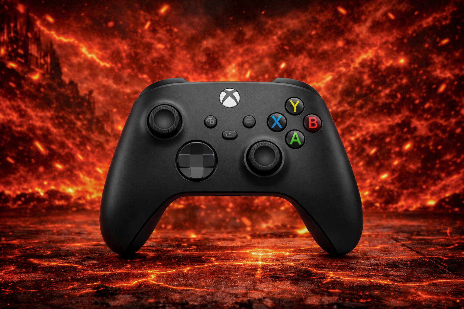 يد تحكم اكسبوكس أسود